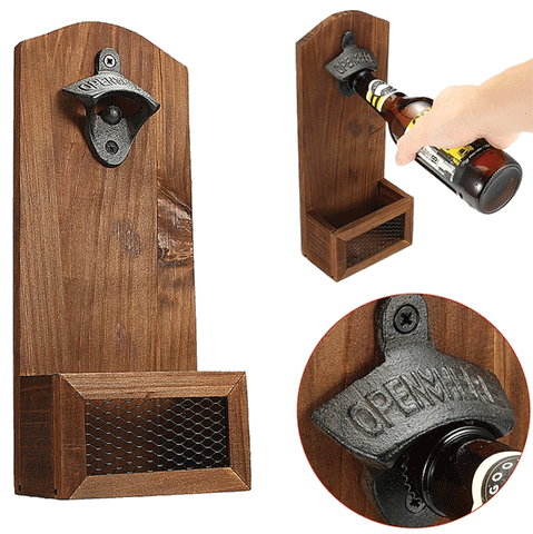 Wall Mounted Bottle Opener